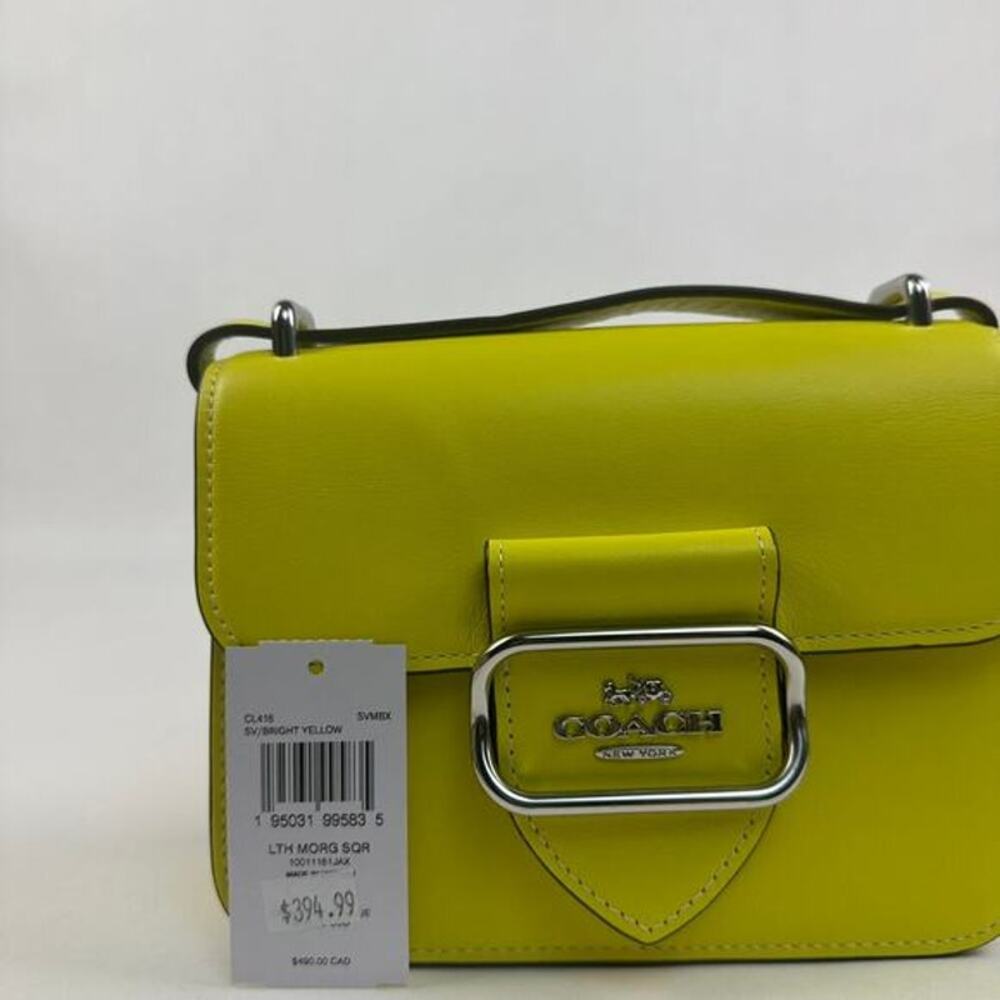 COACH  CL416 Morgan Square Crossbody Bag - Picture 8 of 9